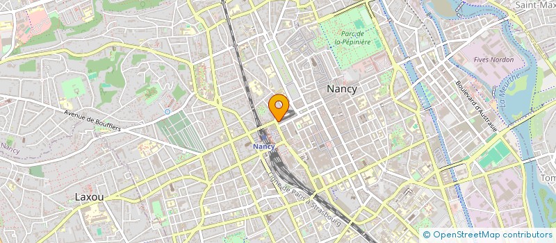 localisation de l'entreprise L.D.P. à NANCY