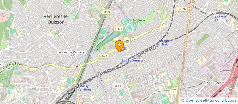 localisation de l'entreprise L.D.P. à ANTONY