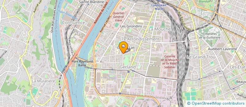 localisation de l'entreprise L.D.P.M à LYON