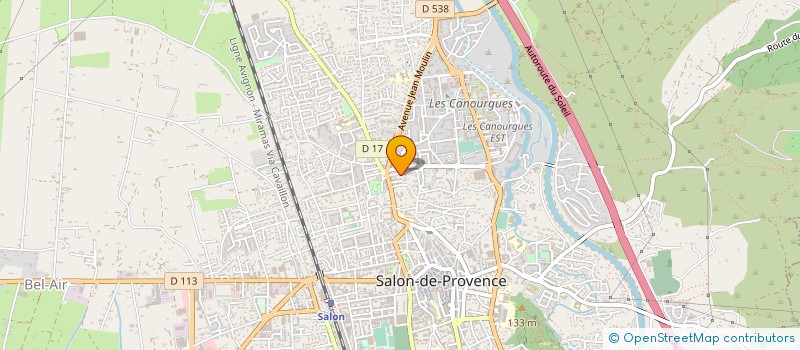 localisation de l'entreprise L & D PARTNERS  SALON-DE-PROVENCE