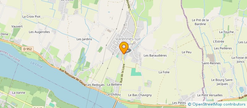 localisation de l'entreprise L D PLOMBERIE  VARENNES-SUR-LOIRE