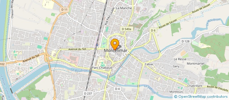 localisation de l'entreprise L.D.R  MONTELIMAR