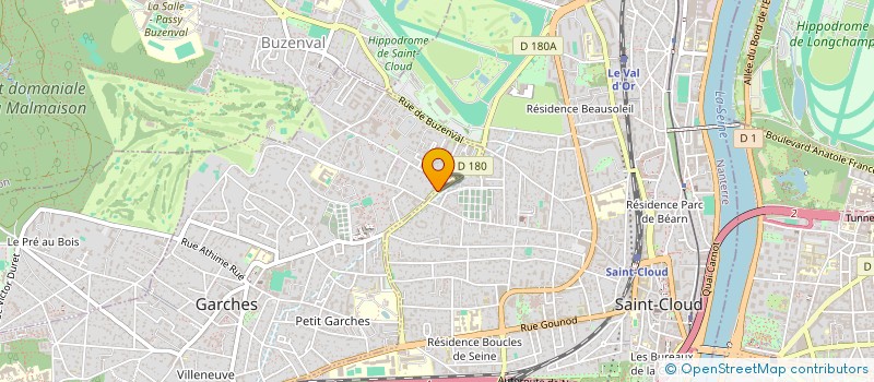 localisation de l'entreprise L.D.S. à GARCHES