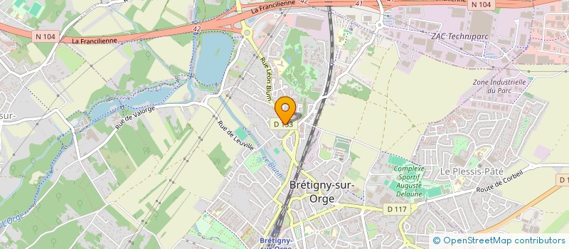 localisation de l'entreprise L D S à BRETIGNY-SUR-ORGE
