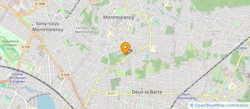 localisation de l'entreprise L D SERVICES à MONTMORENCY