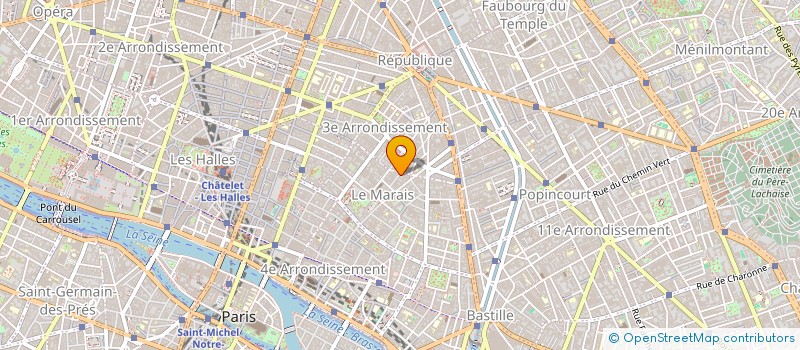 localisation de l'entreprise L&D SERVICES à PARIS
