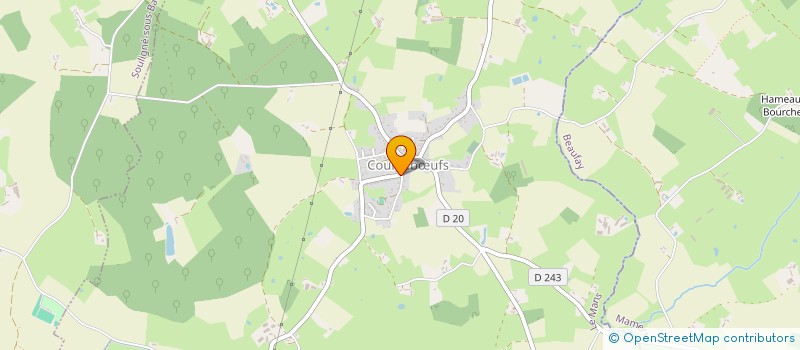 localisation de l'entreprise L.D. SERVICES  COURCEBUFS