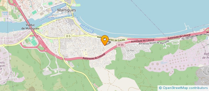 localisation de l'entreprise L.D SOINS INFIRMIERS à MARTIGUES