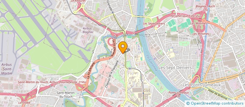 localisation de l'entreprise L.D.T à TOULOUSE
