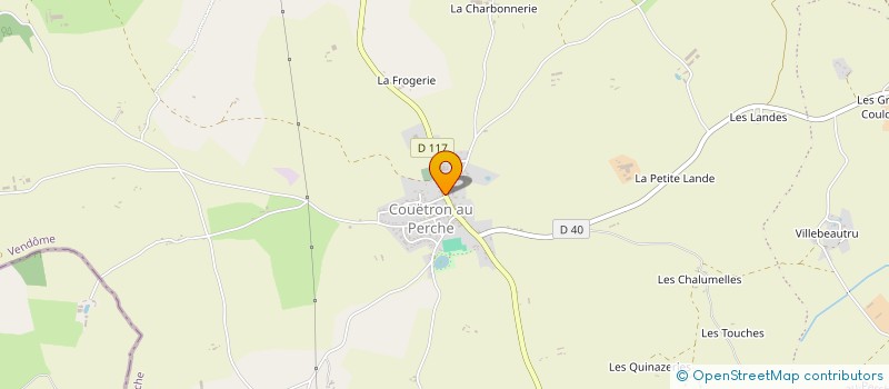 localisation de l'entreprise L.D.T.P. LEROY DRAINAGE TRAV PUB PART  COUETRON-AU-PERCHE