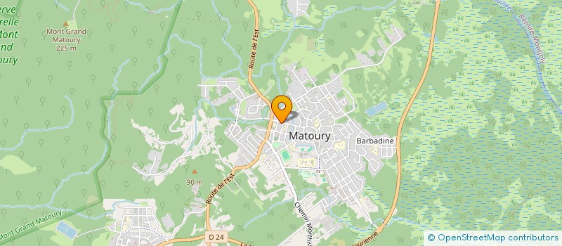 localisation de l'entreprise L.D TRANSPORT à MATOURY