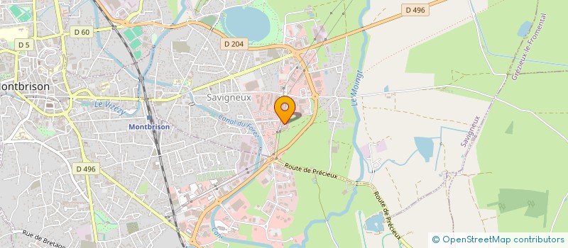 localisation de l'entreprise L.D. TRANSPORTS  SAVIGNEUX