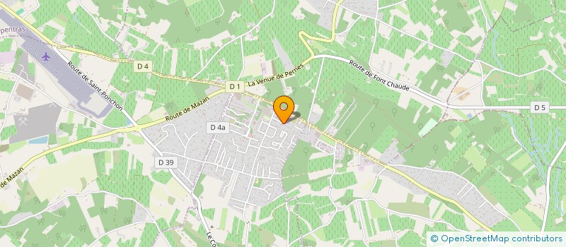 localisation de l'entreprise L'DANSE  SAINT-DIDIER