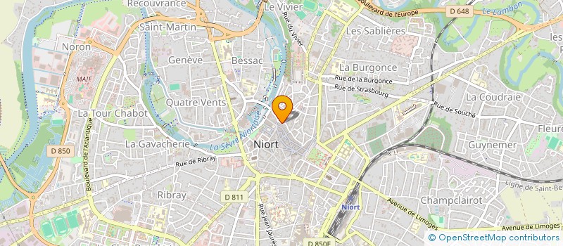 localisation de l'entreprise L'DANSE  NIORT