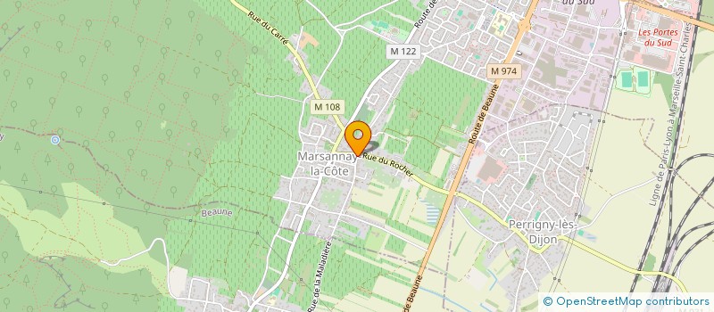 localisation de l'entreprise L'DANSE'S  PERRIGNY-LES-DIJON