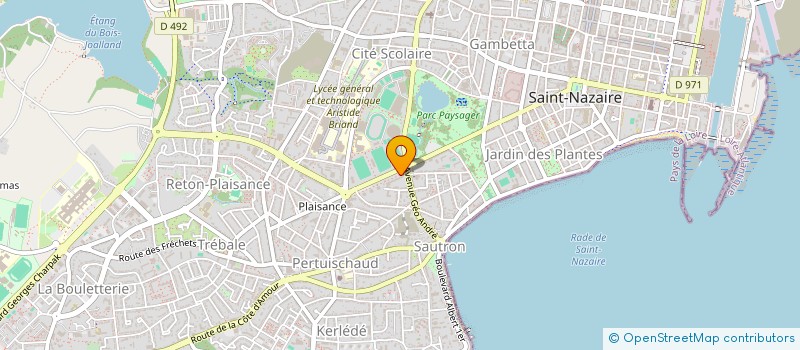 localisation de l'entreprise L DARDARD à SAINT-NAZAIRE