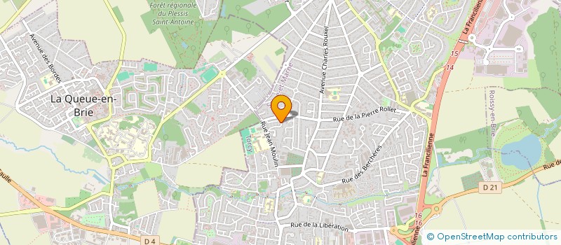 localisation de l'entreprise L DE S SOFTWARE  PONTAULT-COMBAULT