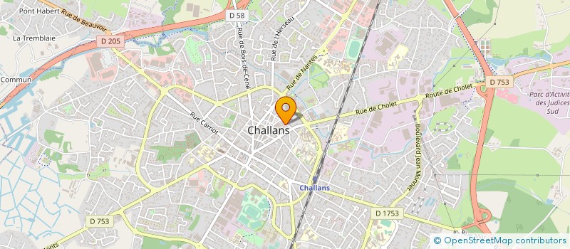 localisation de l'entreprise L'DESIGN FOURNIER-RENAUD à CHALLANS
