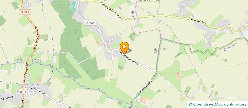 localisation de l'entreprise L.DGM  BERSEE