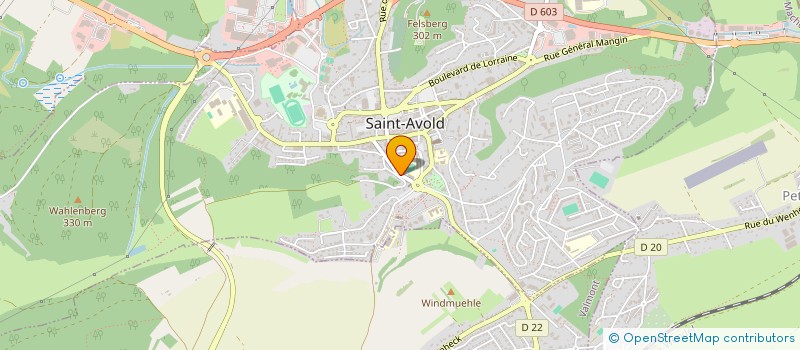 localisation de l'entreprise L'DIAMOND  SAINT-AVOLD