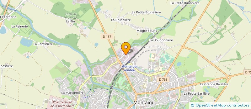 localisation de l'entreprise L. DIAS à MONTAIGU-VENDEE