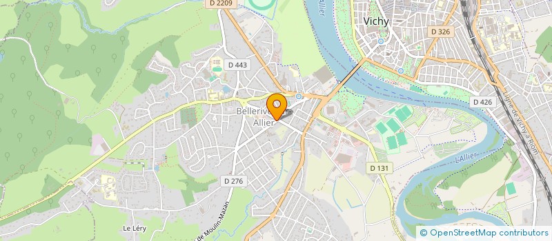 localisation de l'entreprise L-DIGITAL à BELLERIVE-SUR-ALLIER