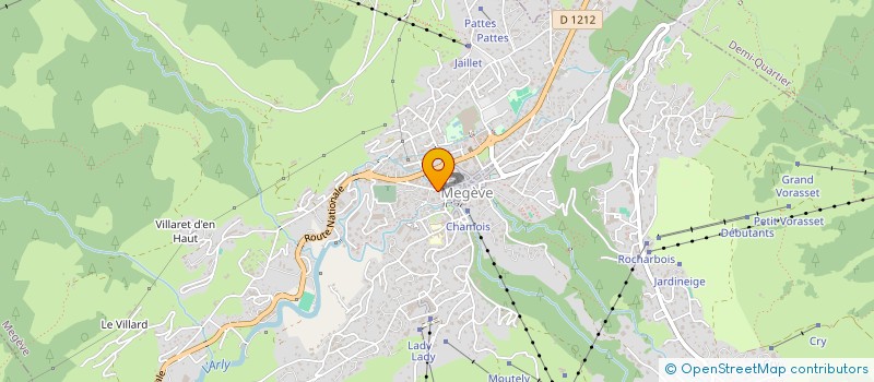 localisation de l'entreprise L-DUBOUCHET à MEGEVE