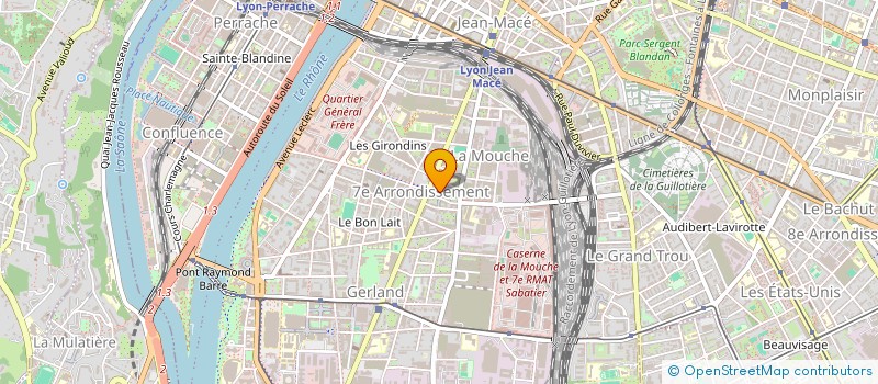 localisation de l'entreprise L DUMAINE  LYON