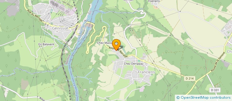 localisation de l'entreprise L.E.2S  FRANCLENS