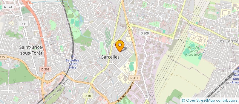 localisation de l'entreprise L.E.3S IMMO à SARCELLES