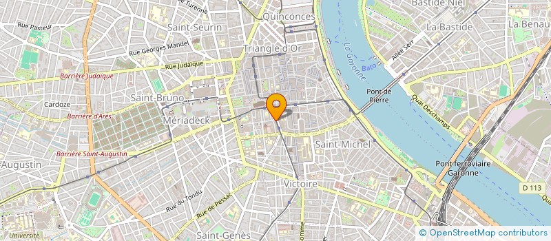 localisation de l'entreprise L & E  BORDEAUX