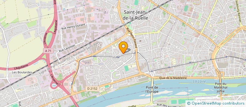 localisation de l'entreprise L & E  SAINT-JEAN-DE-LA-RUELLE