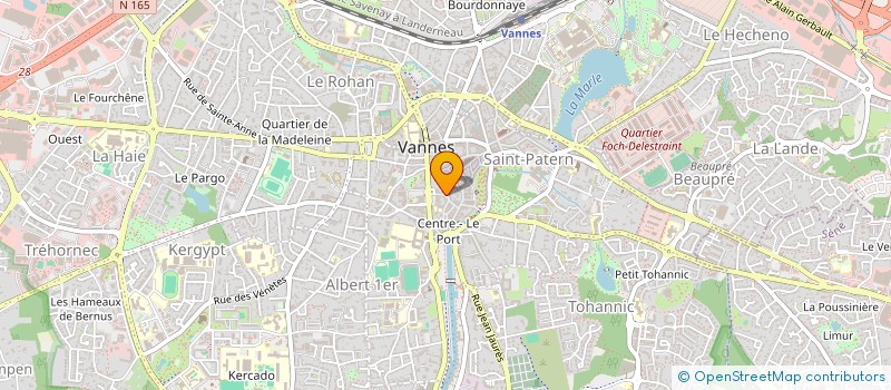 localisation de l'entreprise L & E à VANNES