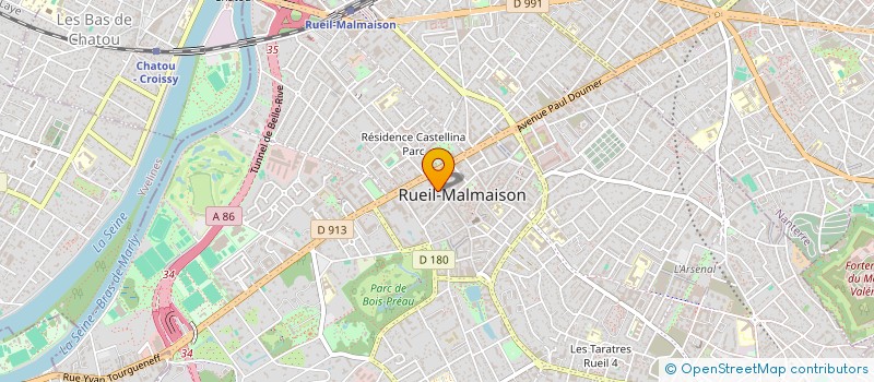 localisation de l'entreprise L.E.A à RUEIL-MALMAISON