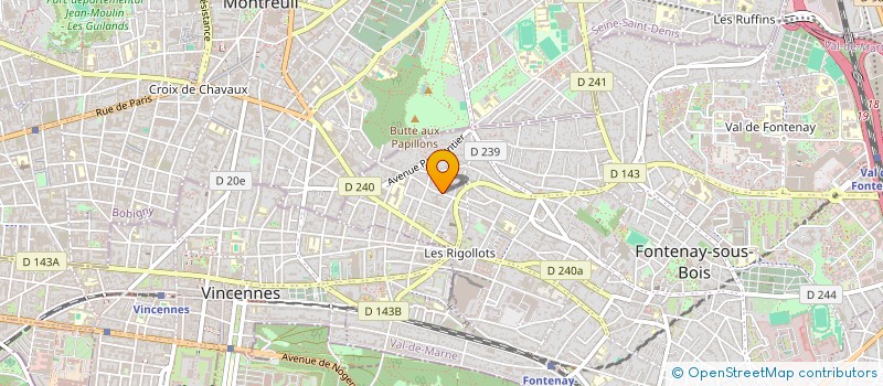 localisation de l'entreprise L.E.A  FONTENAY-SOUS-BOIS