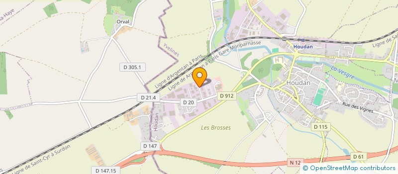 localisation de l'entreprise L.E.A.D HR CONSULTING  HOUDAN