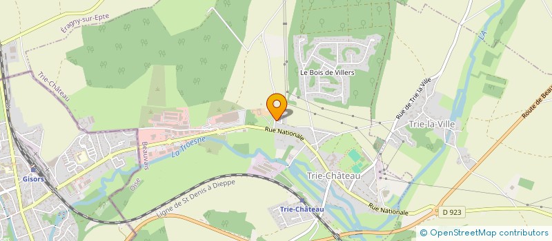 localisation de l'entreprise L.E.A SHOP  TRIE-CHATEAU