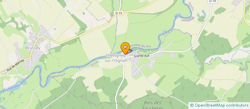 localisation de l'entreprise L.E. AGENCEMENT à CHEVIGNEY-SUR-L'OGNON