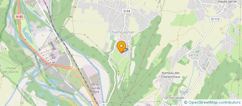 localisation de l'entreprise L.E.B INNOVATION  CHAMPAGNIER