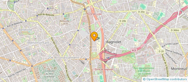 localisation de l'entreprise L.E.C  PARIS