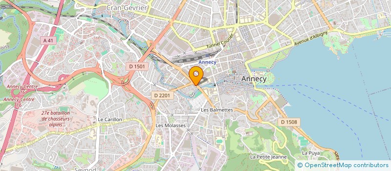 localisation de l'entreprise L.E.C.I. à ANNECY