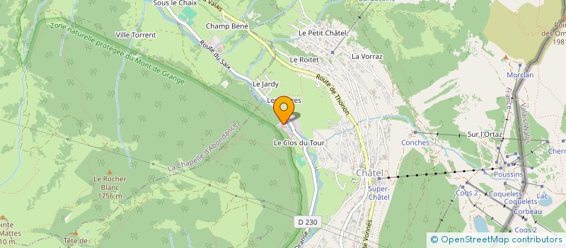 localisation de l'entreprise L.E.C. TRAVAUX PUBLICS à CHATEL