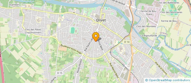 localisation de l'entreprise L&E CONSEIL FINANCE ET PATRIMOINE à OLIVET