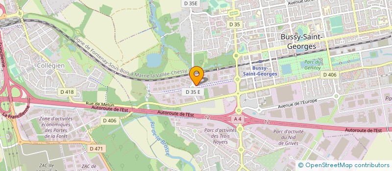 localisation de l'entreprise L E D S  BUSSY-SAINT-GEORGES
