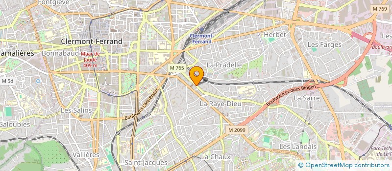 localisation de l'entreprise L E DENTAIRE à CLERMONT-FERRAND