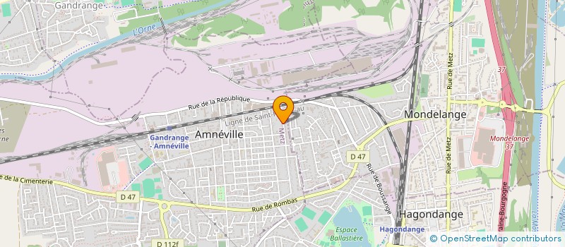 localisation de l'entreprise L.E. DIAGNOSTICS ET CONSEILS  AMNEVILLE