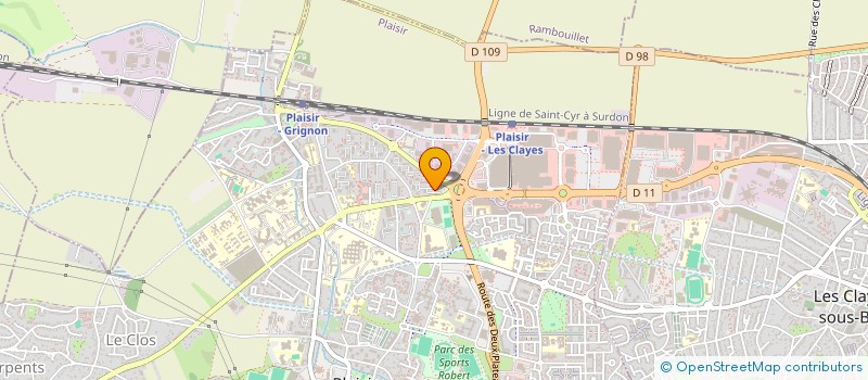 localisation de l'entreprise L & E DONG  PLAISIR