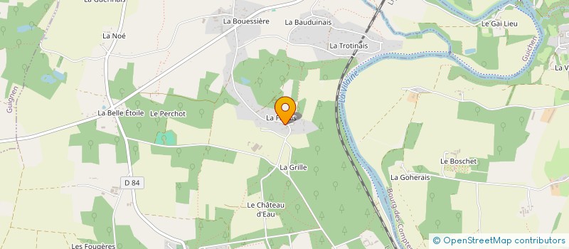 localisation de l'entreprise L.E.F.R.I.M.  SAINT-SENOUX