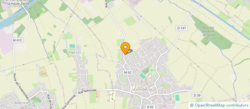 localisation de l'entreprise L.E. FUTUR  GONDECOURT