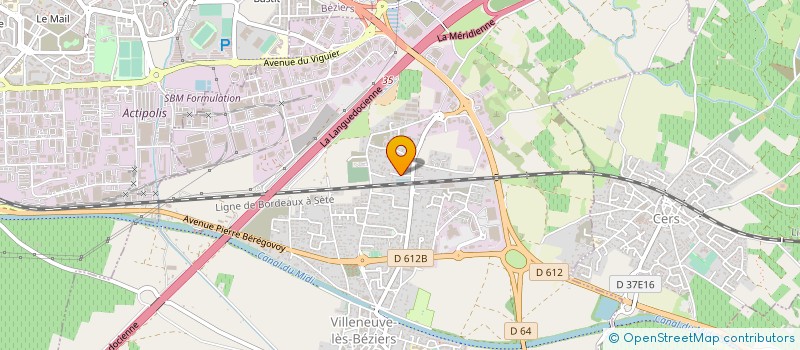 localisation de l'entreprise L.E.G. à VILLENEUVE-LES-BEZIERS